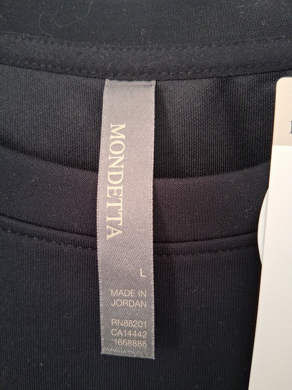 Mondetta Black Long-Sleeve Crewneck Sweatshirt - Picture 2 of 6